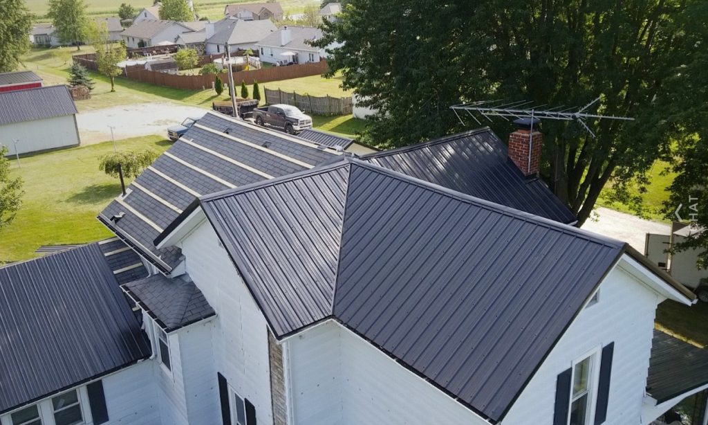 Metal Roofing on Residential Home